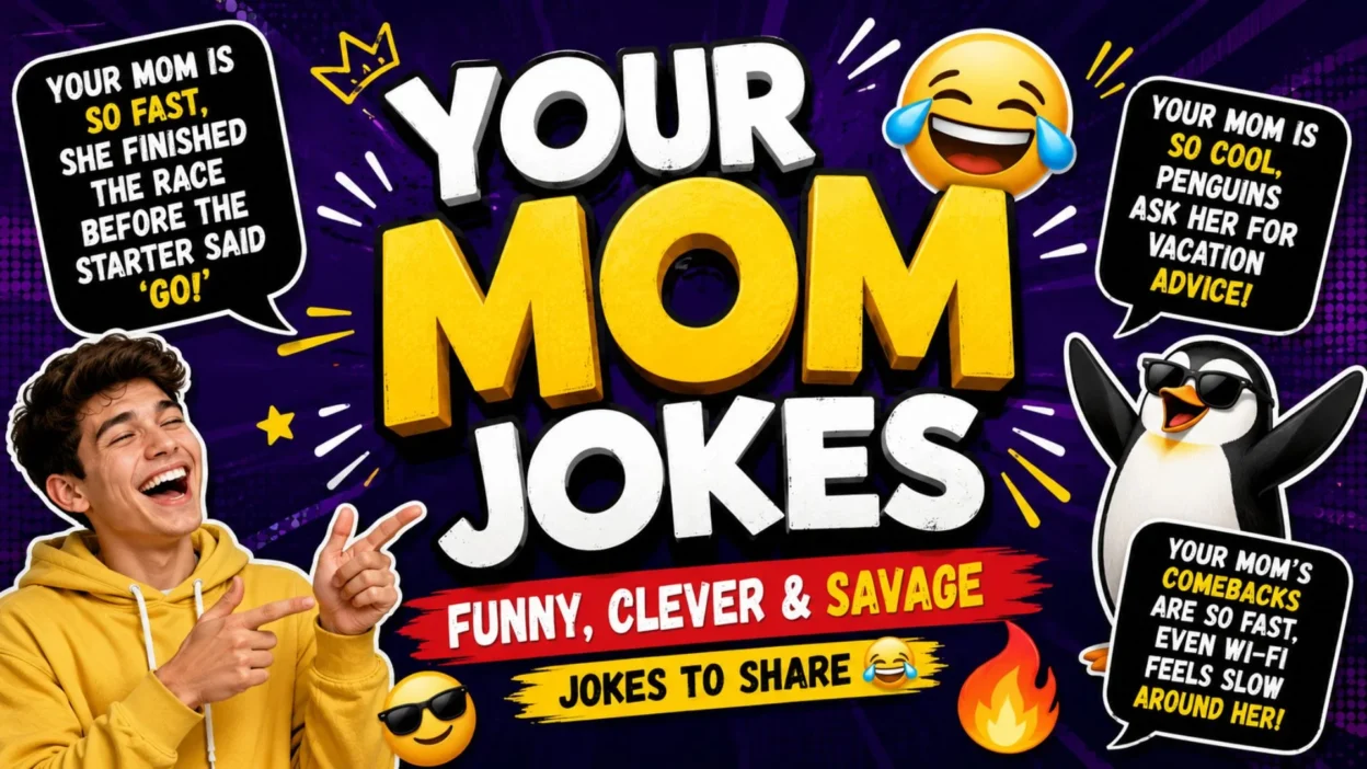 Your mom jokes featuring funny, clever and savage jokes to share with friends